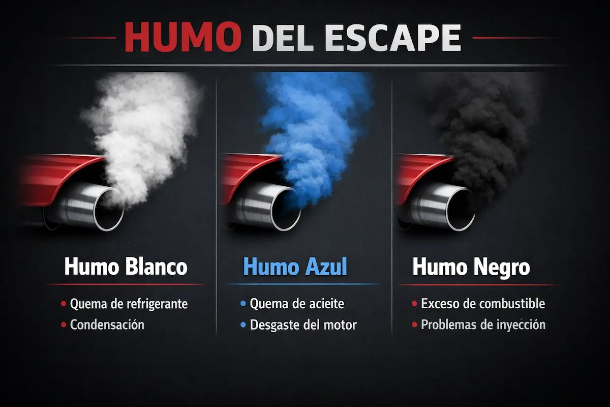 Humo del Escape: Colores y lo que Significan para tu Motor Humo del escape