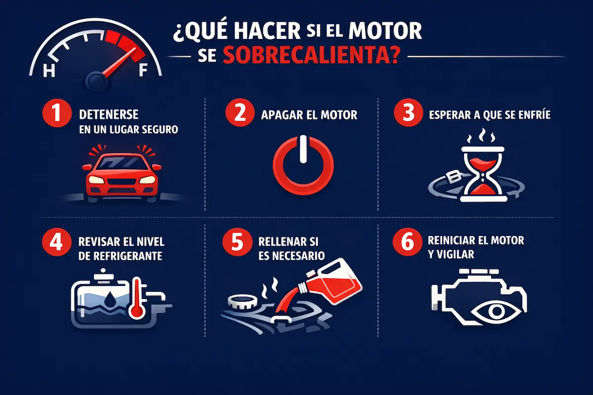 sobrecalentamiento motor