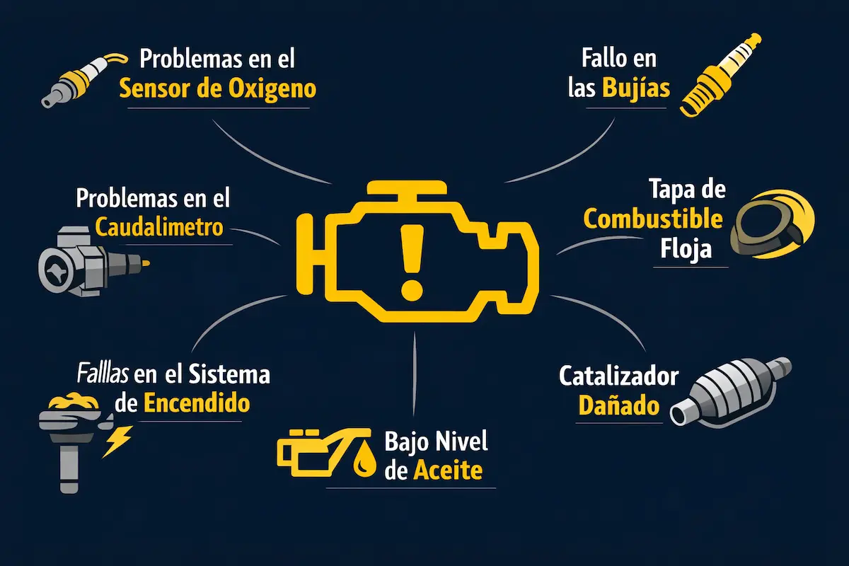 Testigo del Motor Encendido: Causas y Qué Hacer testigo motor encendido